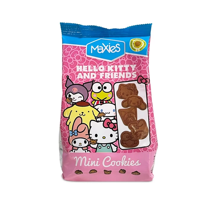 Maxies  Mini Cookies Kakaós Keksz Hello Kitty 100g