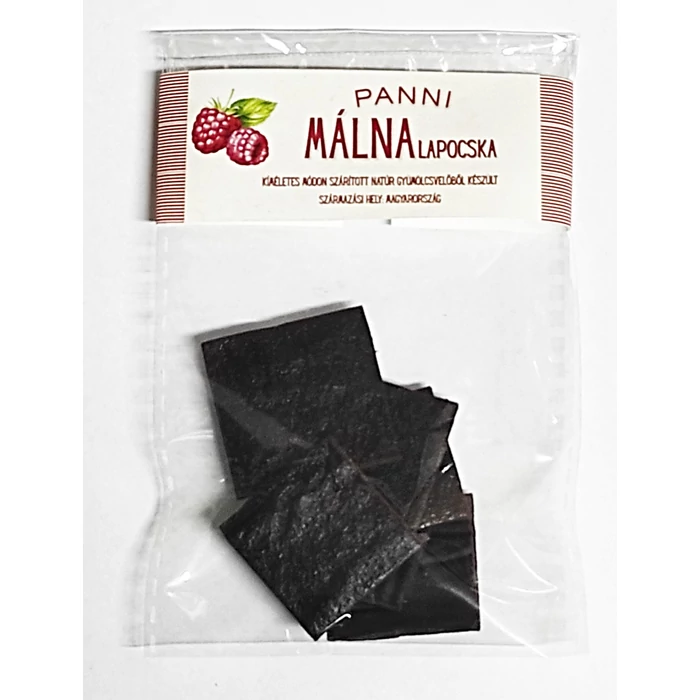 Panni Kézműves Málna Gyümölcs Lapocskák Natúr Gyümölcsvelőből 15g