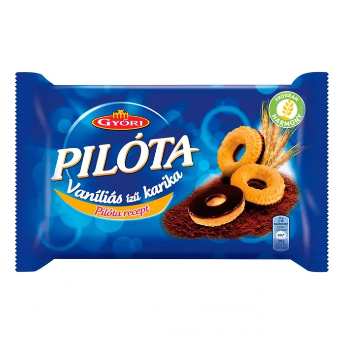Győri Pilóta  Vaníliás Karika  Ét.  150g Győri Pilóta  Vaníliás Karika  Ét.  150g