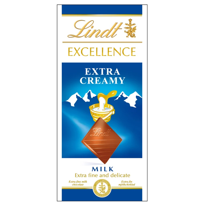 Lindt Excellence csokoládé Extra Creamy 100g Lindt Excellence csokoládé Extra Creamy 100g