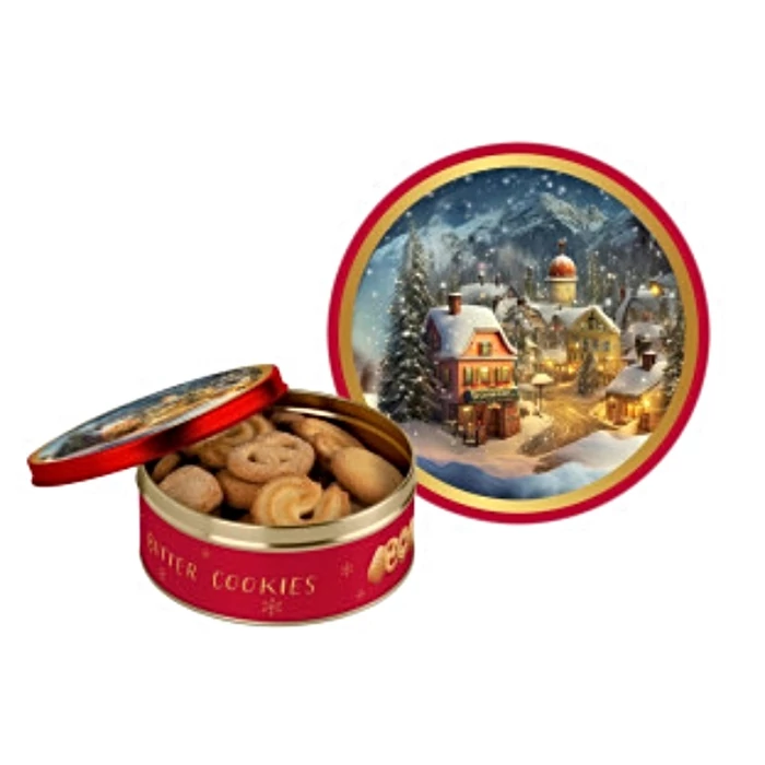 Becky's Karácsonyi Vajas Keksz Válogatás Fémdobozban 114g Becky's Karácsonyi Vajas Keksz Válogatás Fémdobozban 114g