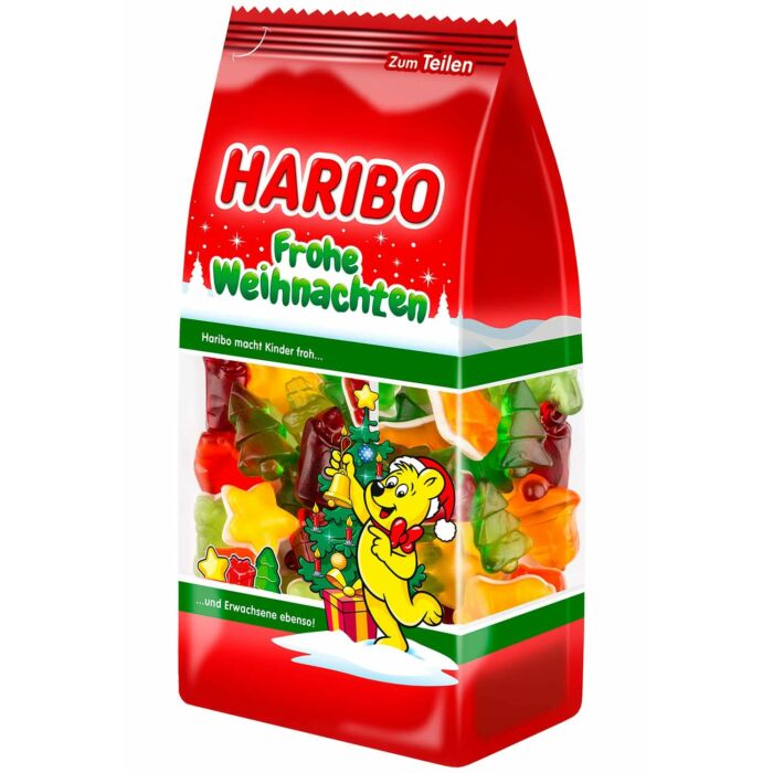Haribo Karácsonyi  Mix Gyümölcsízű Gumicukor 300g