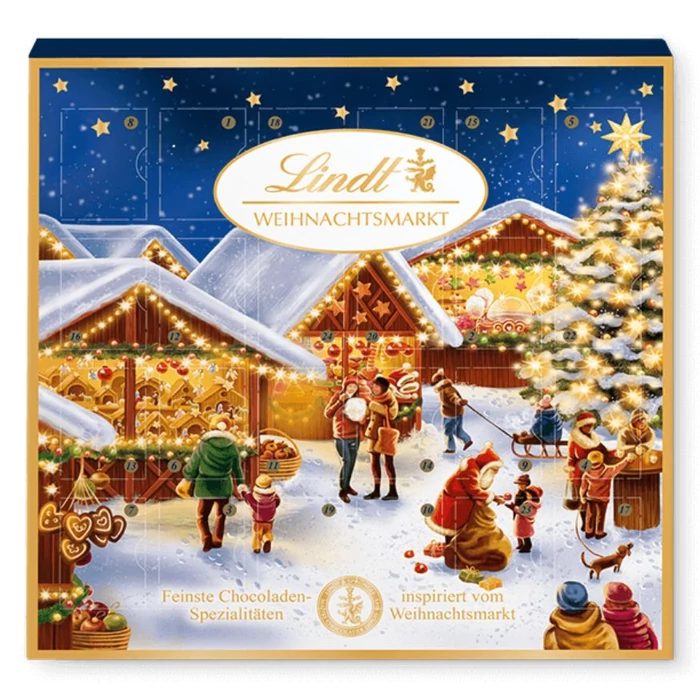 Lindt Karácsonyi Vásár Adventi Kalenárium 115g Lindt Karácsonyi Vásár Adventi Kalenárium 115g