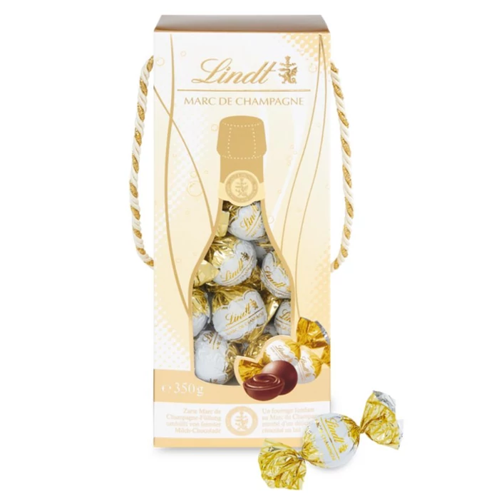 Lindt Marc De Champagne Pezsgős Praliné Díszcsomagolásban 350g Lindt Marc De Champagne Pezsgős Praliné Díszcsomagolásban 350g