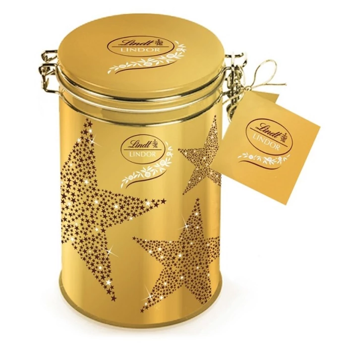 Lindt Lindor Svájci Vegyes Csokoládé Praliné Lágyan Olvadó Töltelékkel Fém Díszdobozban 150g Lindt Lindor Svájci Vegyes Csokoládé Praliné Lágyan Olvadó Töltelékkel Fém Díszdobozban 150g