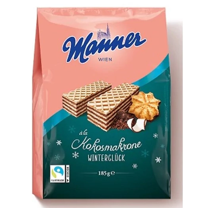 Manner Kókuszcsók Ízű Ostya 185g