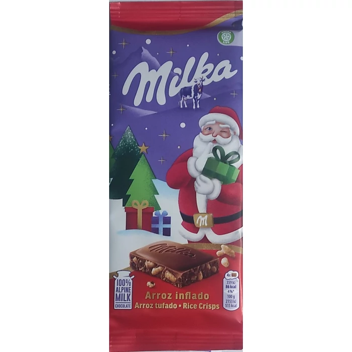 Milka Karácsonyi Rice Crips 100g