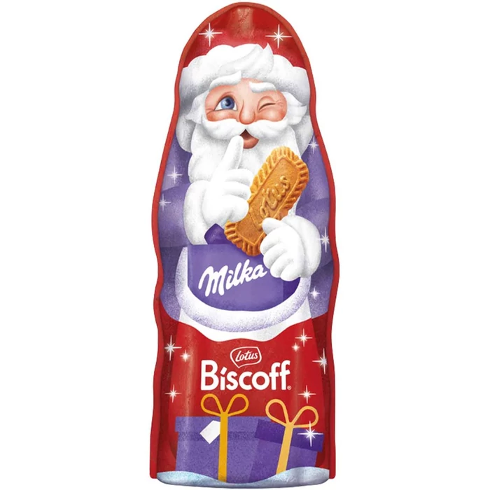 Milka Mikulás Karamellás Ízű Kekszdarabokkal 95 g Milka Mikulás Karamellás Ízű Kekszdarabokkal 95 g