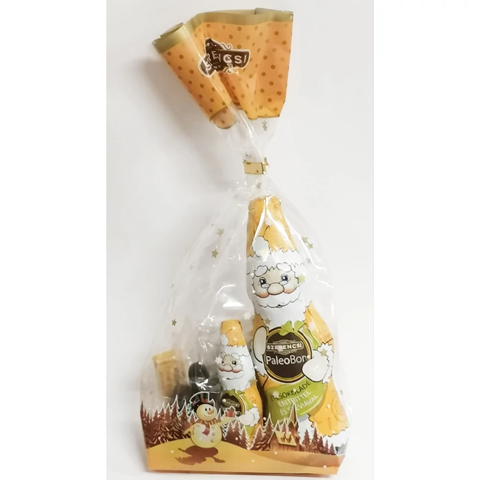 Szerencsi Paleobon Mikulás Csomag Étcsokoládé Figurákkal és Édesítőszerekkel 150g Szerencsi Paleobon Mikulás Csomag Étcsokoládé Figurákkal és Édesítőszerekkel 150g