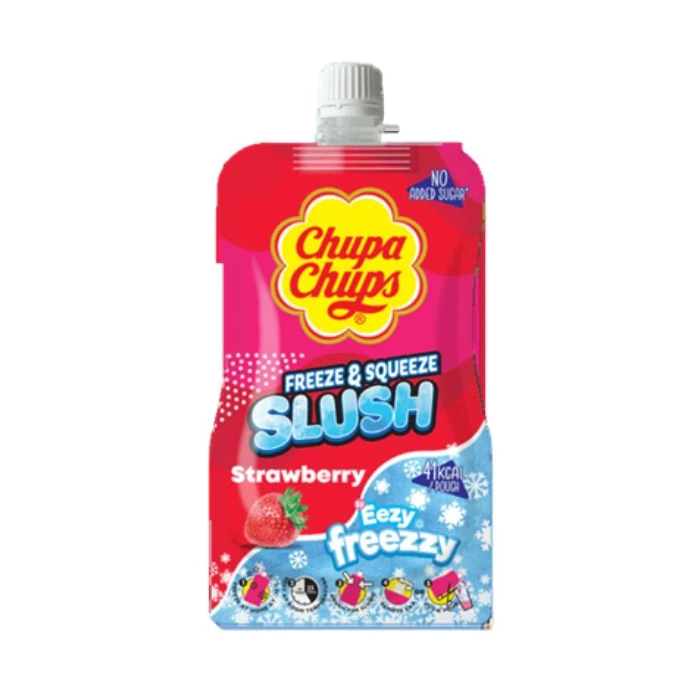 Chupa Chups Strawberry Slush Fagyasztható Gyümölcsízű Ital 250ml