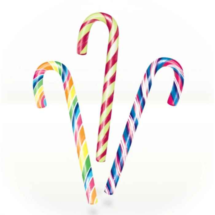 JohnyBee Eperízű Multicolor Sétapálca Nyalóka 12g (1db)