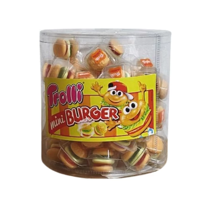 Trolli Gumicukor Mini Burger 60db