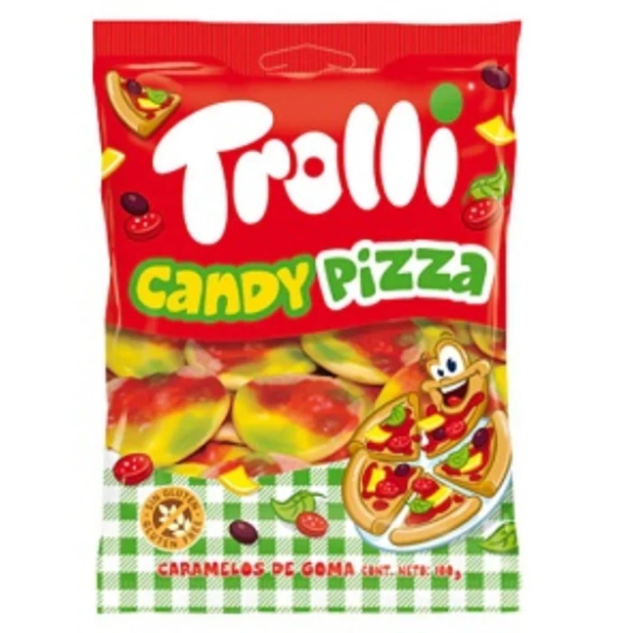 Trolli Mini Pizza Gluténmentes Gumicukor 100g