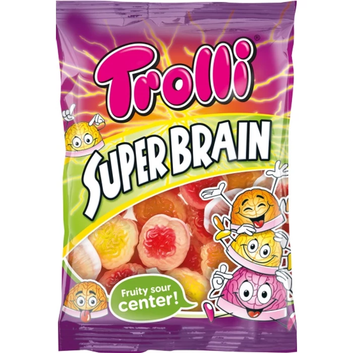 Trolli Super Agy Töltött Gumicukor 100g Trolli Super Agy Töltött Gumicukor 100g