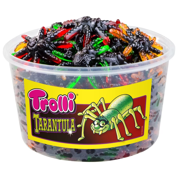 Trolli Gumicukor tégelyes Tarantula 975g Trolli Gumicukor tégelyes Tarantula 975g