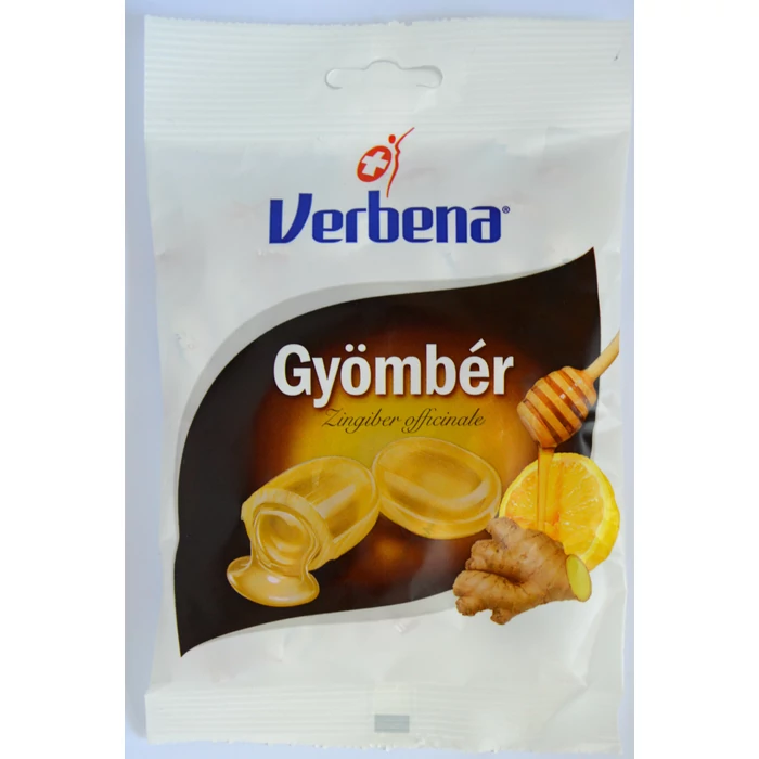 Verbena töltött cukorka  Gyömbér 60g Verbena töltött cukorka  Gyömbér 60g