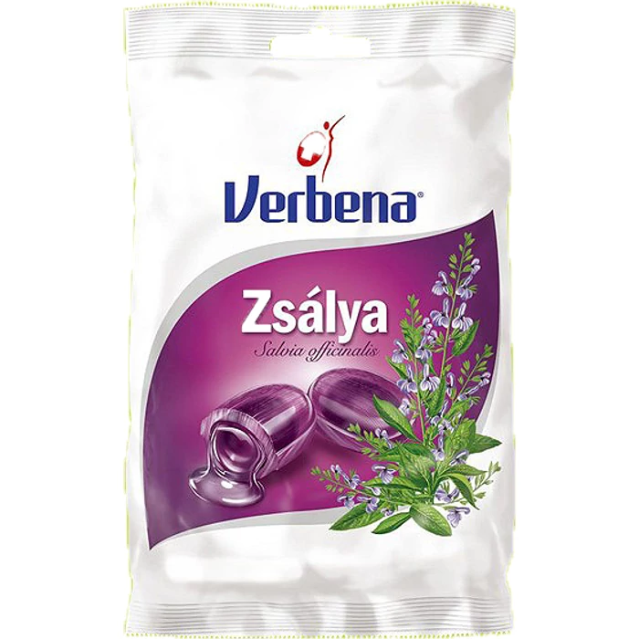 Verbena töltött cukorka Zsálya 60g Verbena töltött cukorka Zsálya 60g