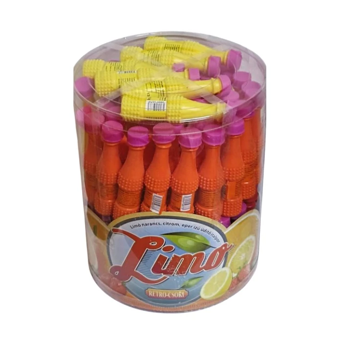 Limó  Eper, Narancs és Citrom Ízű Üdítő Italpor (90x13g) 1170g Limó  Eper, Narancs és Citrom Ízű Üdítő Italpor (90x13g) 1170g