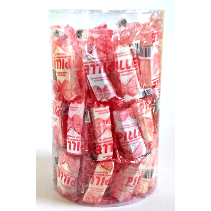 Pille habosított gyümölcsízű gumicukor 1250g (50db)