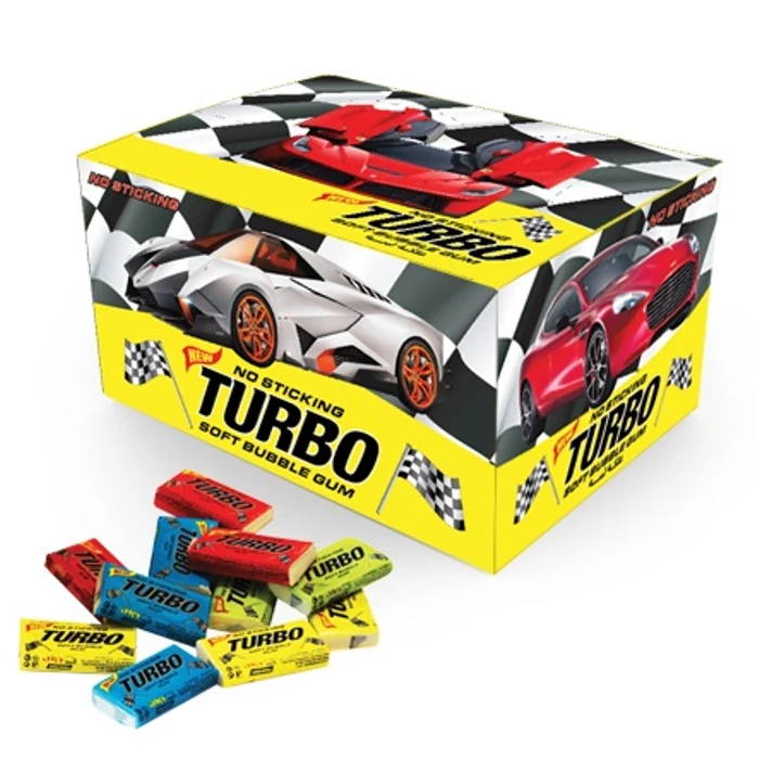 Turbó Tutti Frutti Ízű Rágógumi(100*4,5g) 450g