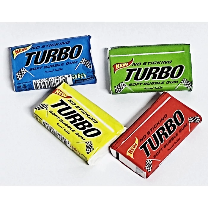 Turbó Tutti Frutti Ízű Rágógumi 4,5g (1db)