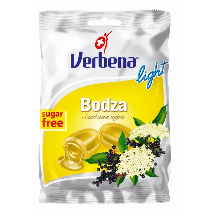 Verbena Cukormentes Bodza Töltött Keménycukorka  60g Verbena Cukormentes Bodza Töltött Keménycukorka  60g