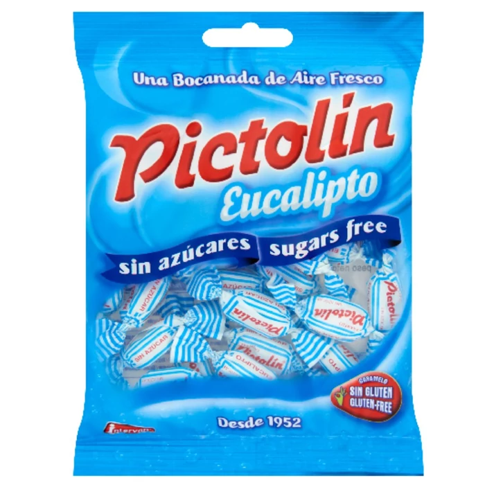 Pictolin eucaliptusz ízesítésű cukormentes cukorka édesítőszerrel 65g Pictolin eucaliptusz ízesítésű cukormentes cukorka édesítőszerrel 65g