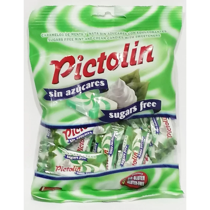Pictolin Menta Ízű Tejszínes Cukormentes Cukorka Édesítőszerrel 65g Pictolin Menta Ízű Tejszínes Cukormentes Cukorka Édesítőszerrel 65g