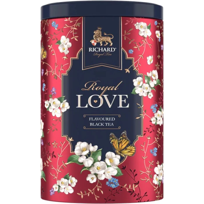 Richard Royal Ceylon Love Fémdobozos Fekete Tea (Red) 80g