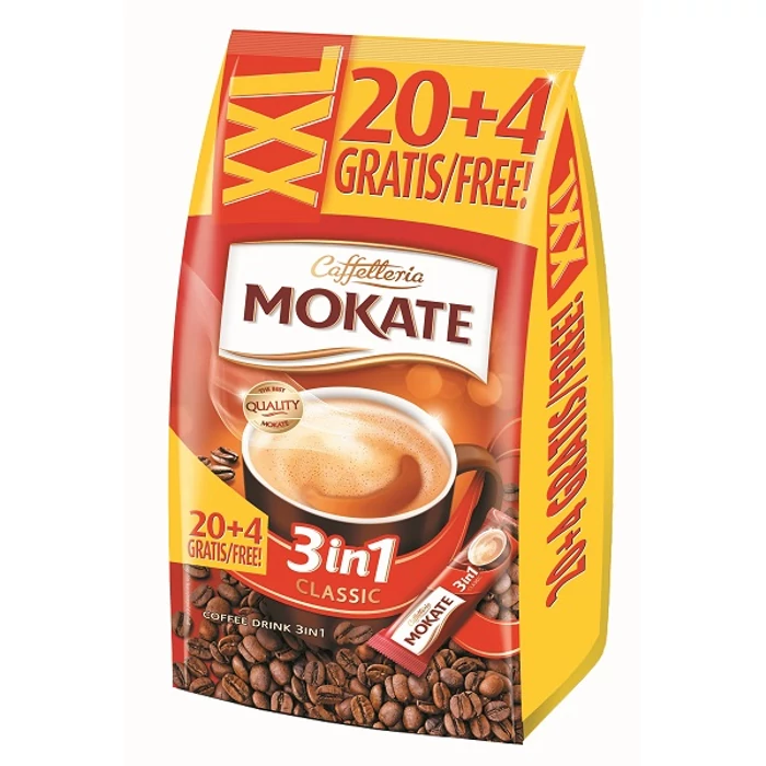Mokate XXL 3in1 Azonnal Oldódó Kávéspecialitás (24x17g)