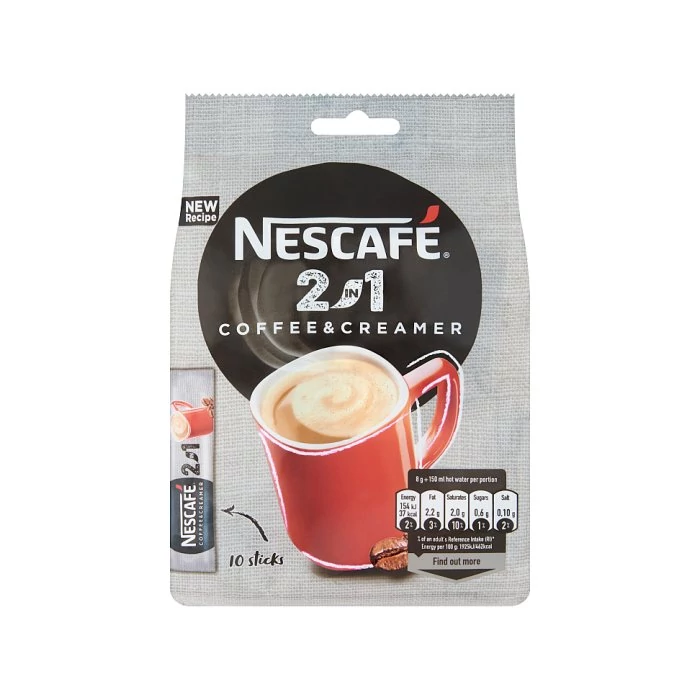 Nescafé 2in1 Azonnal Oldódó Kávéspecialitás (10x8g)