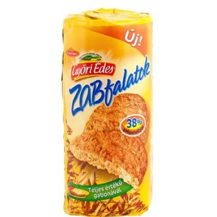 Győri Édes Zabfalatok Eredeti Zabpelyhes Omlós Keksz 188 g