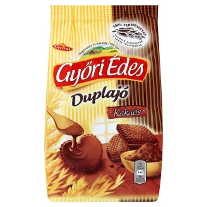 Győri Duplajó Kakaós Omlós, Édes Keksz 150 g Győri Duplajó Kakaós Omlós, Édes Keksz 150 g