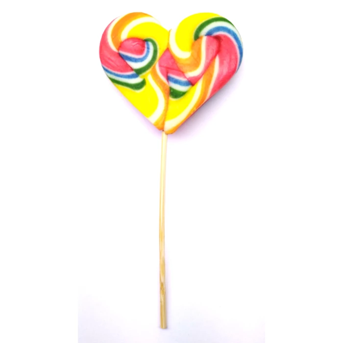 Hurrikán Heart málna ízű nyalóka 30g Hurrikán Heart málna ízű nyalóka 30g