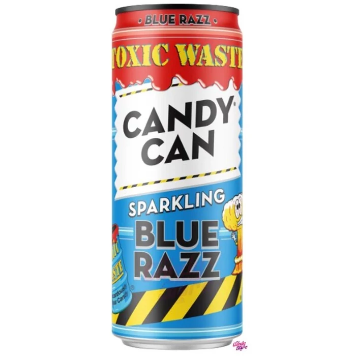 Candy Can Toxic Waste Blue Razz Kékmálna Ízű Szénsavas Üdítőital 330ml