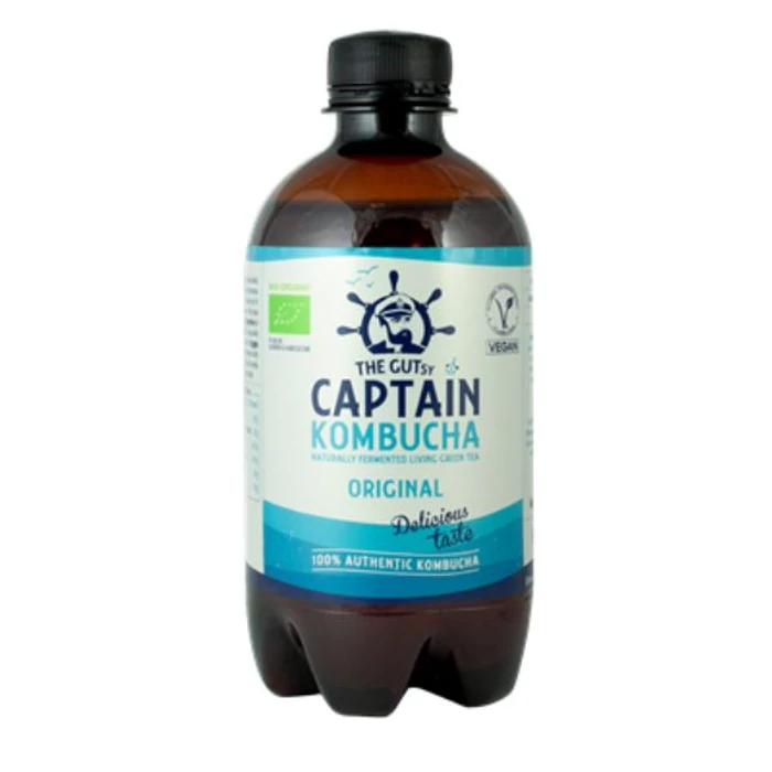 Captain Kombucha Original Vegan Élőflórás Ital 400ml