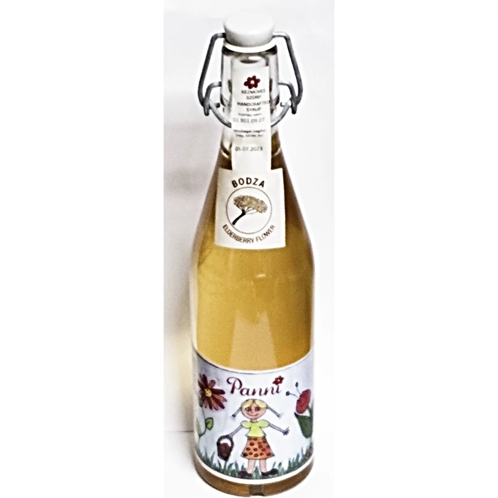 Prémium Panni Kézműves Bodzavirág Szörp Csatosüvegben 500ml 