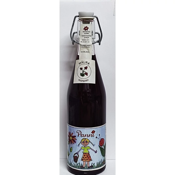 Prémium Panni Kézműves Málna Szörp Csatosüvegben 500ml 