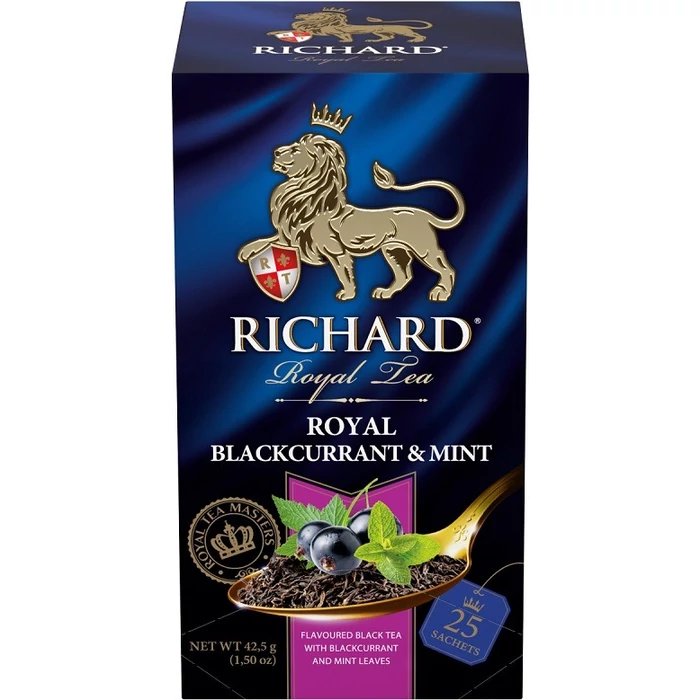 Richard Royal Feketeribizli-Menta Tea 42,5g Richard Royal Feketeribizli-Menta Tea 42,5g