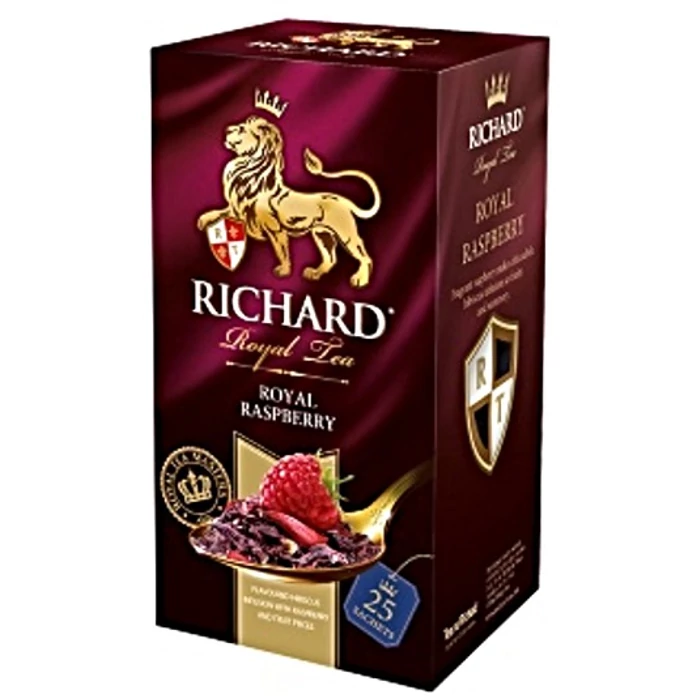 Richard Royal Málna Gyümölcsös-Gyógynövényes Tea 37,5g Richard Royal Málna Gyümölcsös-Gyógynövényes Tea 37,5g