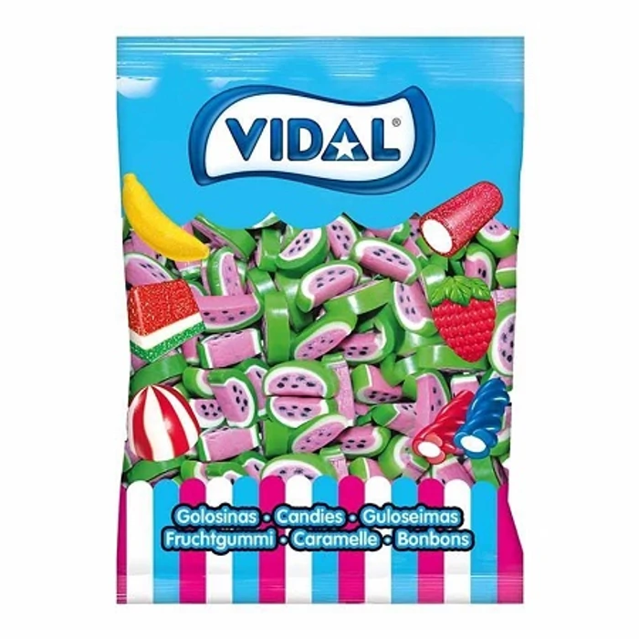 Vidal Görögdinnye Ízű Gumicukor 1000g  Vidal Görögdinnye Ízű Gumicukor 1000g
