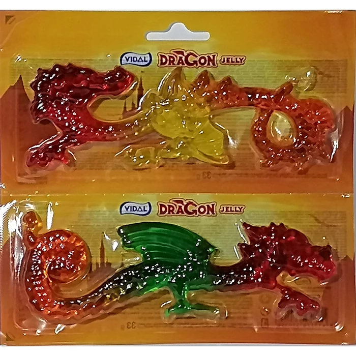 Gyümölcs ízű gumicukor - Sárkány (2*33g) 66g 