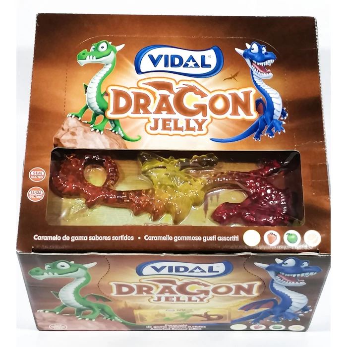 Gyümölcs ízű gumicukor - Sárkány (11x66g) 726g Gyümölcs ízű gumicukor - Sárkány (11x66g) 726g