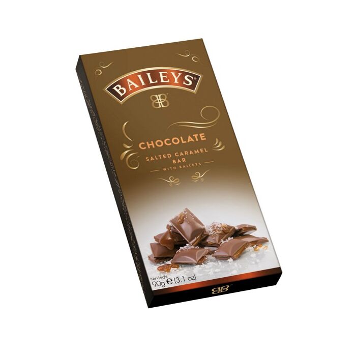 Baileys Likőrös és Sós Karamellás Krémmel Töltött Tejcsokoládé 90g