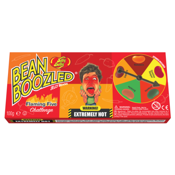 Bean Boozled New Csípős Lángoló Ötös Kihívás Játék 100g