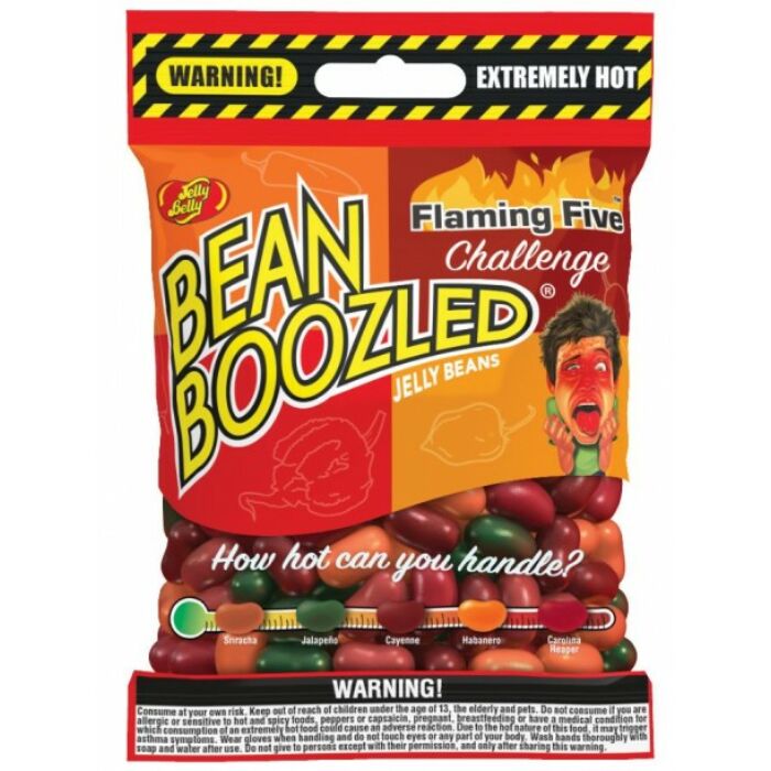 Bean Boozled New Csípős Lángoló Ötös Kihívás Utántöltő 54g