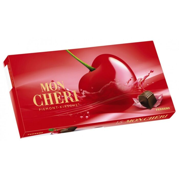 Mon Chéri Csokoládépraliné Egész Szem Cseresznyével Likőrben 157,5 g