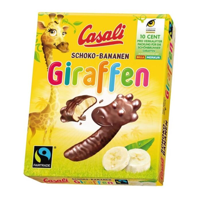 Casali Schoko-Bananen Zsiráf 140g