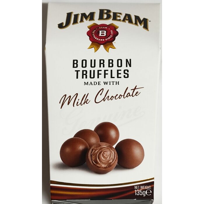 Jim Beam Whiskey Ízesítésű Trüffelkrémmel Töltött Csokoládégolyók 135g