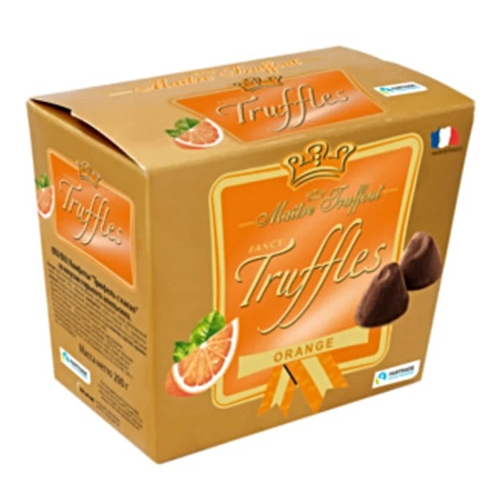 Maitre Fancy Narancsízű Trüffel Praliné 200g